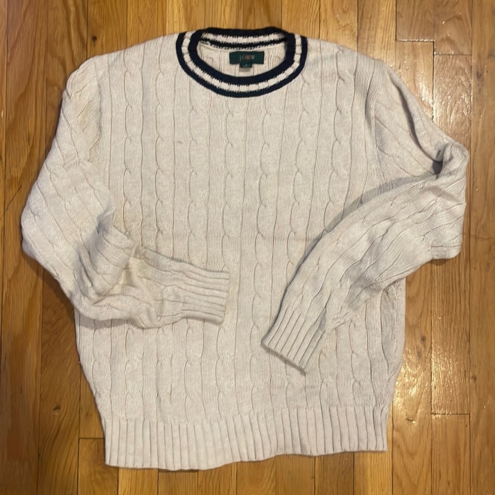 JCrew, 100% Cotton Crewneck Cricket sweater